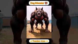 Dog Monster 👹 #shorts #viralvideo #ytshorts #ytshorts Ai video @Youtuber Arjun