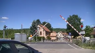 Spoorwegovergang Gresswiller (F) // Railroad crossing // Passage &agrave; niveau
