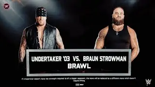 WWE 2K25: The Undertaker vs Braun Strowman &ndash; Epic Brawl Gameplay | Next-Gen Match!