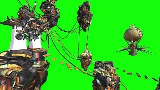 Animated Fantasy Floating World Preview Green Screen Pack