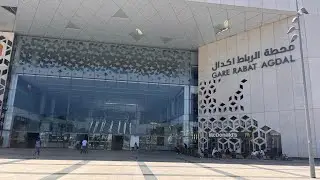 Gare LGV de Rabat Agdal - Oncf voyageurs / Train station in Rabat Morocco 🇲🇦