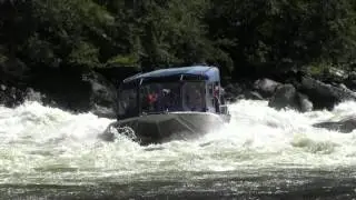Running Granite Creek Rapids in a Jet Boat