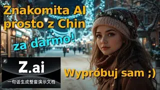 Z.ai Bardzo Ciekawa Sztuczna Inteligencja prosto z Chin Nowy model lepszy niż Chat GPT? Multimodalny