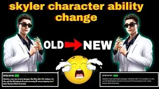 old skyler vs new skyler ability change OB35 update/ff character skill ability test/Garena Free Fire