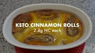 Small Batch Keto Cinnamon Rolls 2.4g NC each | Makes 4 Cinnamon Rolls 