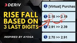 TRICK RISE FALL BASED ON 3 LAST DIGITS | FREE DERIV BOT