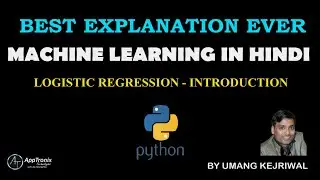[Hindi] 13. Machine Learning Using Python for Beginners - Logistic Regression - Introduction
