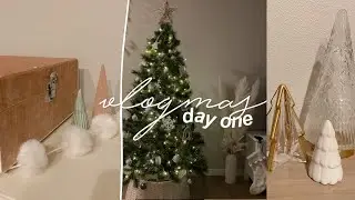 VLOGMAS! day 1: decorate with me for Christmas 2022!