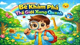 Bé Khám Phá Thế Giới Xung Quanh 🌈 | Nhạc Thiếu Nhi Vui Nhộn | Hoạt Hình 3D