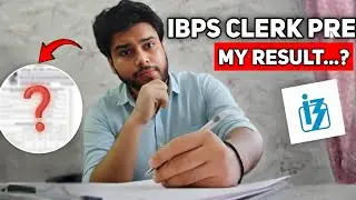My IBPS Clerk Pre Result...❓🤔