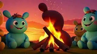 Kayson camping under the stars