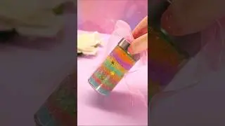 Cute Colorful Jar - Very Easy Gift Idea / DIY Craft #diy #craft #shorts