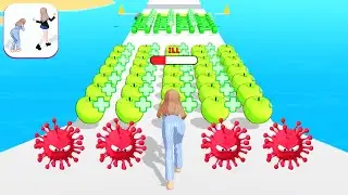RUN HEALTHY game MAX LEVEL 🌈👩🏻&zwj;🦰💚 Gameplay All Levels Walkthrough iOS, Android New Game MobilePlayer