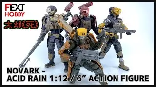 新的戰火！Fext Hobby 酸雨戰爭 Novark 1/12 6吋 Action Figure Wave01 Thane, War Banner, Skullwelder, Proteus