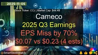 Cameco (CCJ|$44.4B) - 2025 Q3 Earnings Analysis