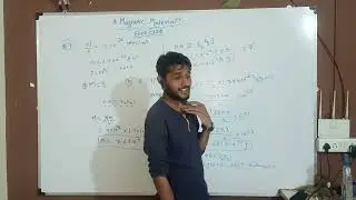 Magnetic Materials Exercise Solutions Class 12th physics Part 2