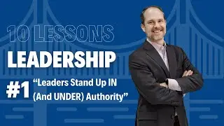Leaders stand up IN and UNDER authority