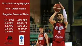 Aaron Falzon 6'8 F - Scouting Highlights 2022-23 - Mulhouse (France)
