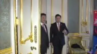 Chinese President Xi Jinping and royals in Lancaster House