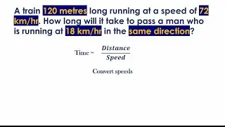 Train Passing a Man | Relative Speed Trick | Govt Exam Maths (SSC, Banking, Police)