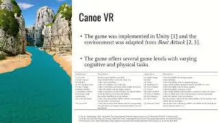 [Preview] Canoe VR: An Immersive Exergame to Support Cognitive and Physical Exercises of Older ...