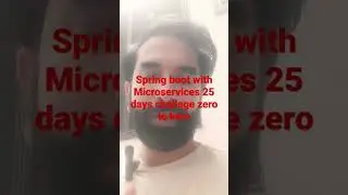 Spring boot with Microservices 25 days challenge