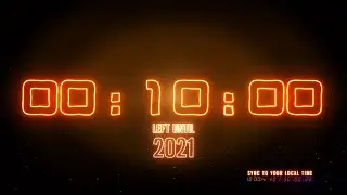 10 minutes New Years Eve Countdown Timer 2020