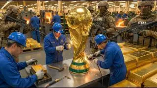 Inside the $20M Gold Icon: How the FIFA World Cup 2026 Trophy Is Made (Full Process)