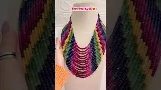 Natural Multi Sapphire Gemstone Beads Necklace Jewelry ❤️