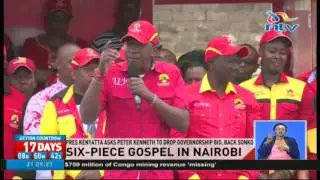President Uhuru asks Peter Kenneth to step down and back Sonko