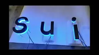 RGB Backlit LED Channel Letters Custom Business Sign for Storefront Advertising