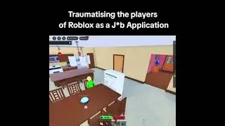 Пугать людей, устраиваясь на работу💀 #roblox #смешно #шорты