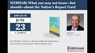 Webinar: What you may not know&ndash;but should&ndash;about the Nation's Report Card