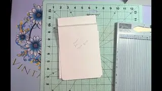 BABY MINI ALBUM TUTORIAL/#4 VIDEO...FINISHING UP THE LAYOUT PAGES ON THE SIGNATURES...