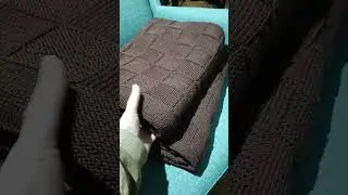 Теперь пледы вязать буду только из этой пряжи. 100% хлопок. Вязка идеальная.
