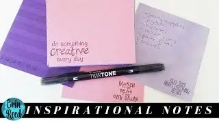 Inspirational DIY Sticky Notes