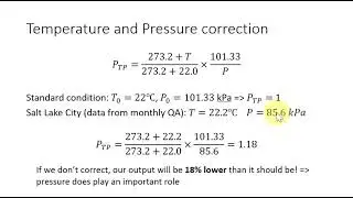 3.4-tg51 chamber correction factor -Temperature and pressure