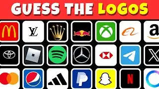 Guess the Logo in 5 Seconds 🥵 | Most Hard Famous Logo Quiz 2025 | Can You Guess All Of these Logos?