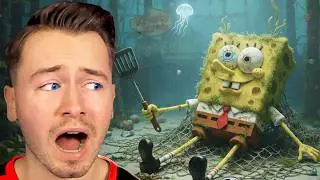 Er FINDET SPONGEBOB in der KROSSEN KRABBE!!
