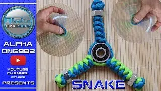 Ultimate Fidget Spinner Snake Weave Paracord How To Make DIY