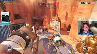#1 WORLD TANK - HARBLEU! - HAMMOND + ROADHOG GAMEPLAY OVERWATCH SEASON 30 TOP 500