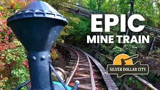 Thunderation Front Row POV Silver Dollar City | Classic Arrow Mine Train on a Hill!