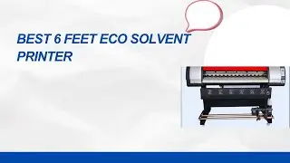 6 Feet Large Format Industrial Inkjet Printer | DX5 Eco Solvent Outdoor Flex  Vinyl Printing Machine