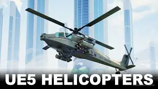Unreal Engine 5 Helicopter Flying