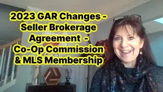 2023 GAR Changes - Seller Brokerage - Co-Op Commission & MLS Membership  #NewGARcontracts