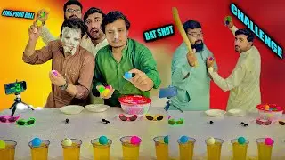 PING PONG BALL AND DISPOSIBAL GLASS CHALLENGE