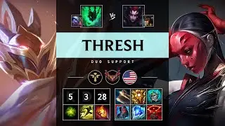 Thresh Support vs Elise - NA Grandmaster Patch 25.05