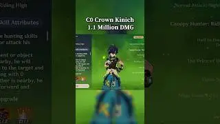 C0 Kinich 1 million DMG nuke #genshinimpact #genshin #kinich