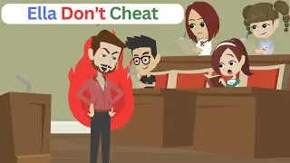 Ella's SHOCKING Test Cheating Confession - Comedy Animated Story - 2D Anime