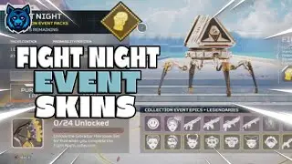 ALL Fight Night Collection Event Skins + Pathfinder Lore Skin Showcase (Apex Legends)